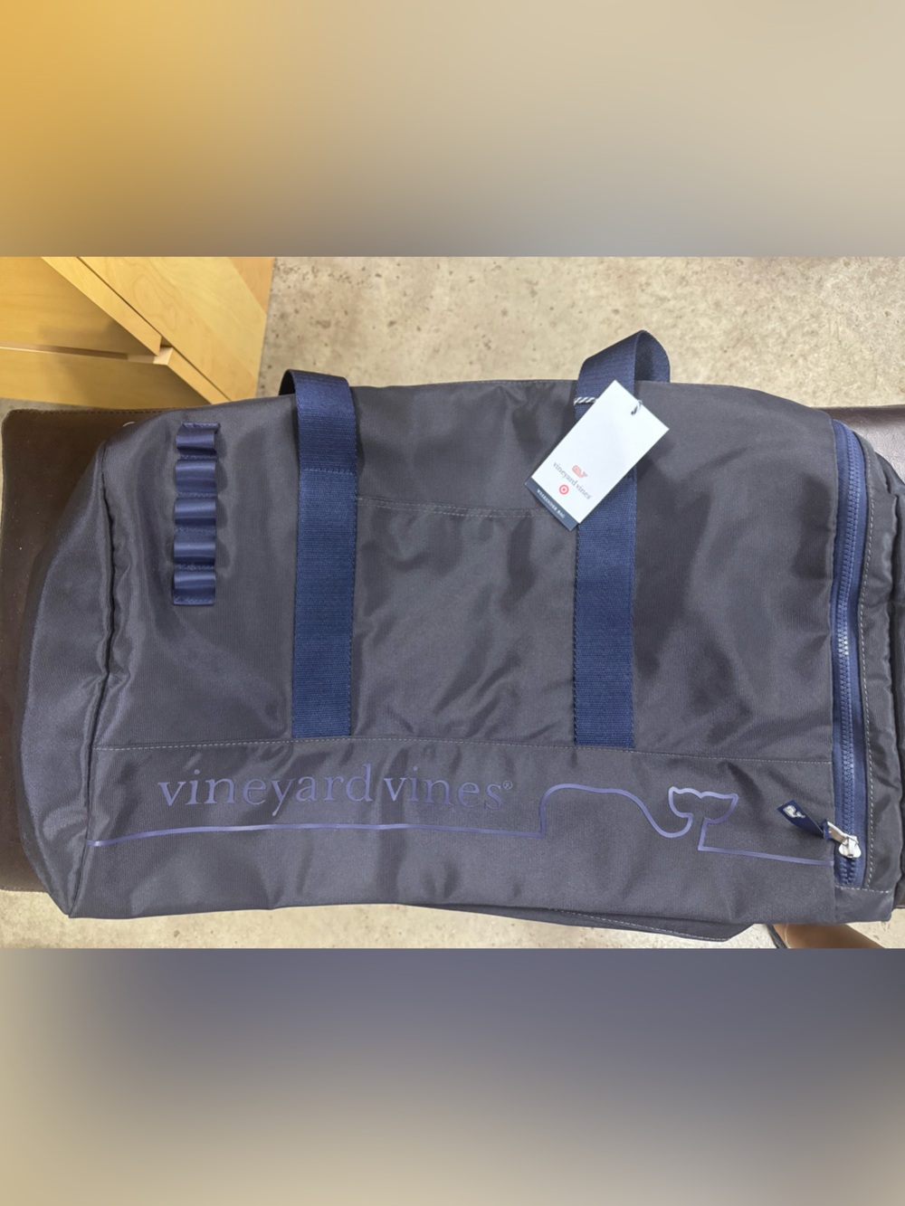vineyard vines Navy Duffle Bag
